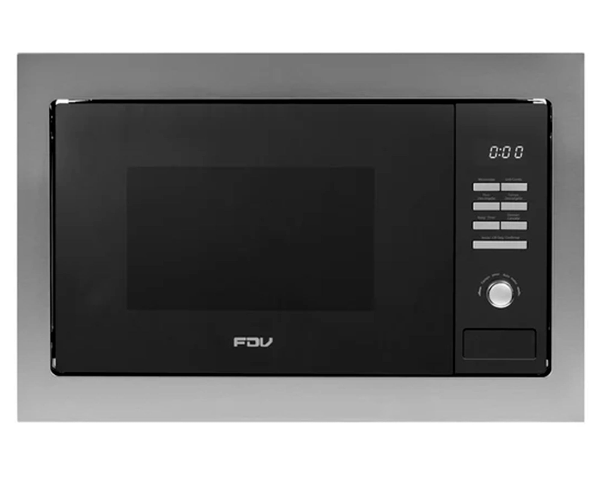 FDV Microondas empotrado Design gris 24 lt