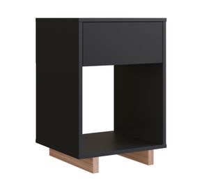 Velador B88 1 cajón negro