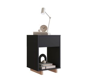 Velador B88 1 cajón negro