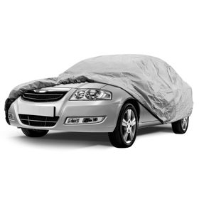 Cubre auto gris claro talla L