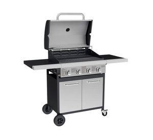 Parrilla a gas Oregón inox 4 quemadores