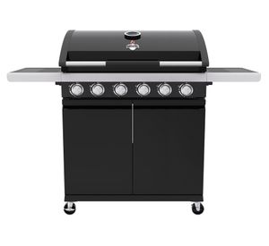 Parrilla a gas Texas black 6 quemadores