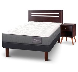 Cama europea Anatomic 1.5 plazas  + set New Múnich
