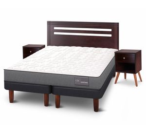 Cama europea Anatomic 2 plazas base dividida + set New Múnich