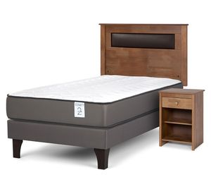 Cama europea New Style 2 plus 1.5 plazas + set Ferrara