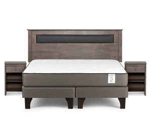 Cama europea New Style 2 plus king base dividida + set Ferrara G