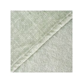 Frazada Grid aqua verde 2 plazas 1 un.