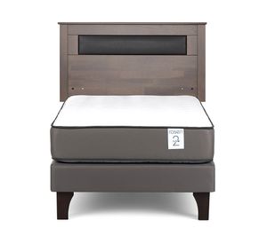 Cama europea New Style 2 plus 1 plaza  + respaldo Ferrara G