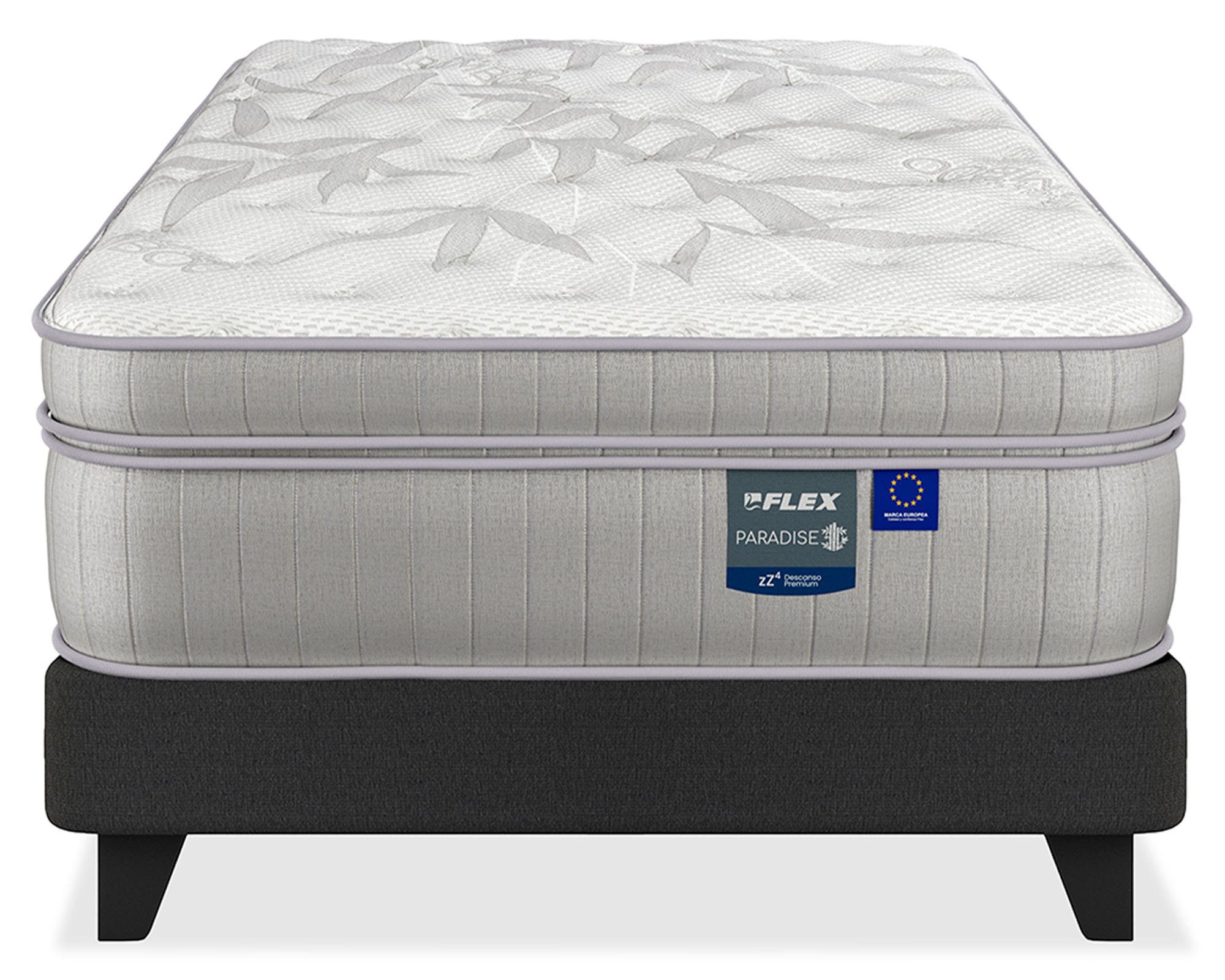 Flex Cama europea Paradise 1.5 plazas box