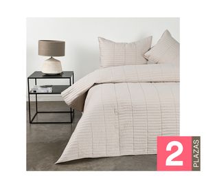 Quilt Oxford beige 2 plazas