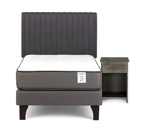 Cama europea New Style 2 plus 1.5 plazas + set Lucio G