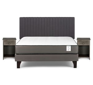 Cama europea New Style 2 plus 2 plazas  +  set Lucio G