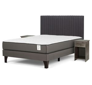 Cama europea New Style 2 plus 2 plazas  +  set Lucio G