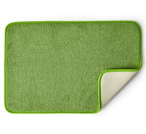 Piso de baño Chenille poliéster pistacho 40x60 cm