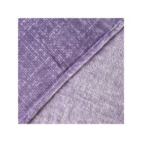 Frazada Grid lila 2 plazas 1 un.