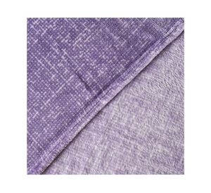 Frazada Grid lila 2 plazas 1 un.