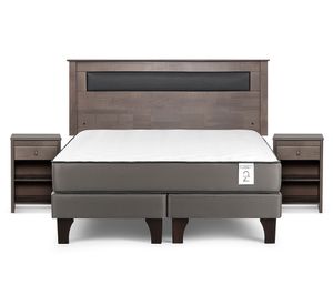 Cama europea New Style 2 plus 2 plazas base dividida + set Ferrara G