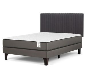 Cama europea New Style 2 plus 2 plazas  + respaldo Lucio G