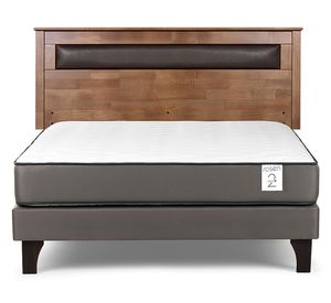 Cama europea New Style 2 plus 2 plazas + respaldo Ferrara