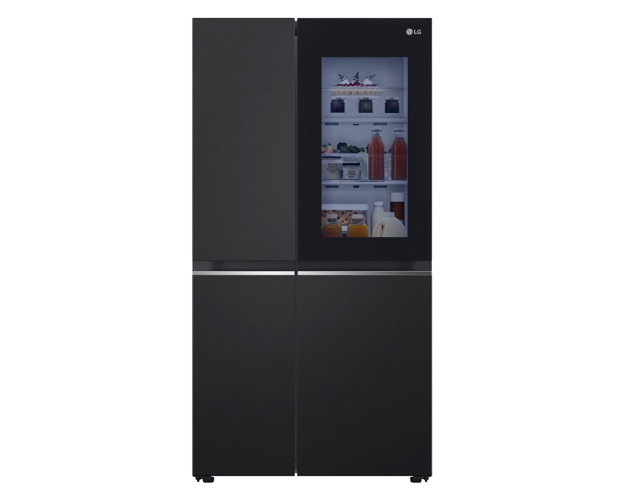 Refrigerador Side by Side GS66BVM negro esencial matte 655 lt a $939.990