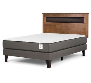 Cama europea New Style 2 plus 2 plazas + respaldo Ferrara