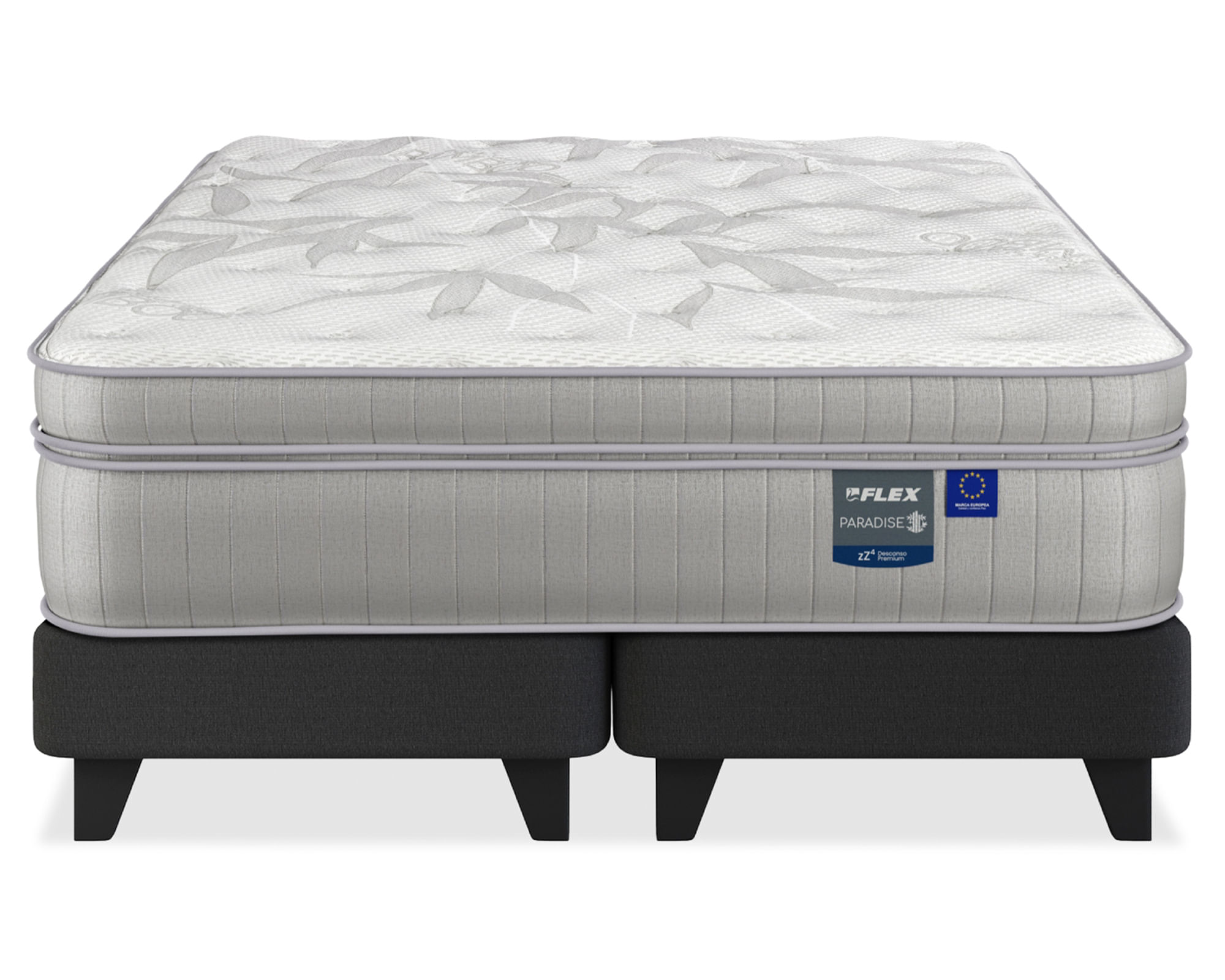 Flex Cama europea Paradise súper king base dividida