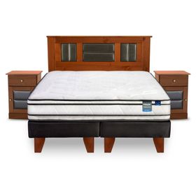 Cama europea Innova king base dividida + set Lorraine