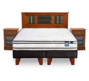 Cama europea Innova king base dividida + set Lorraine