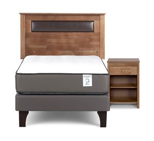 Cama europea New Style 2 plus 1 plaza + set Ferrara