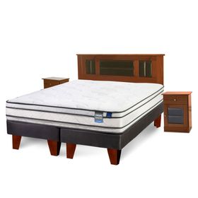 Cama europea Innova king base dividida + set Lorraine