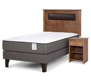 Cama europea New Style 2 plus 1 plaza + set Ferrara
