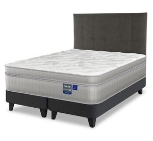 Cama europea Paradise súper king base dividida + respaldo Design grafito