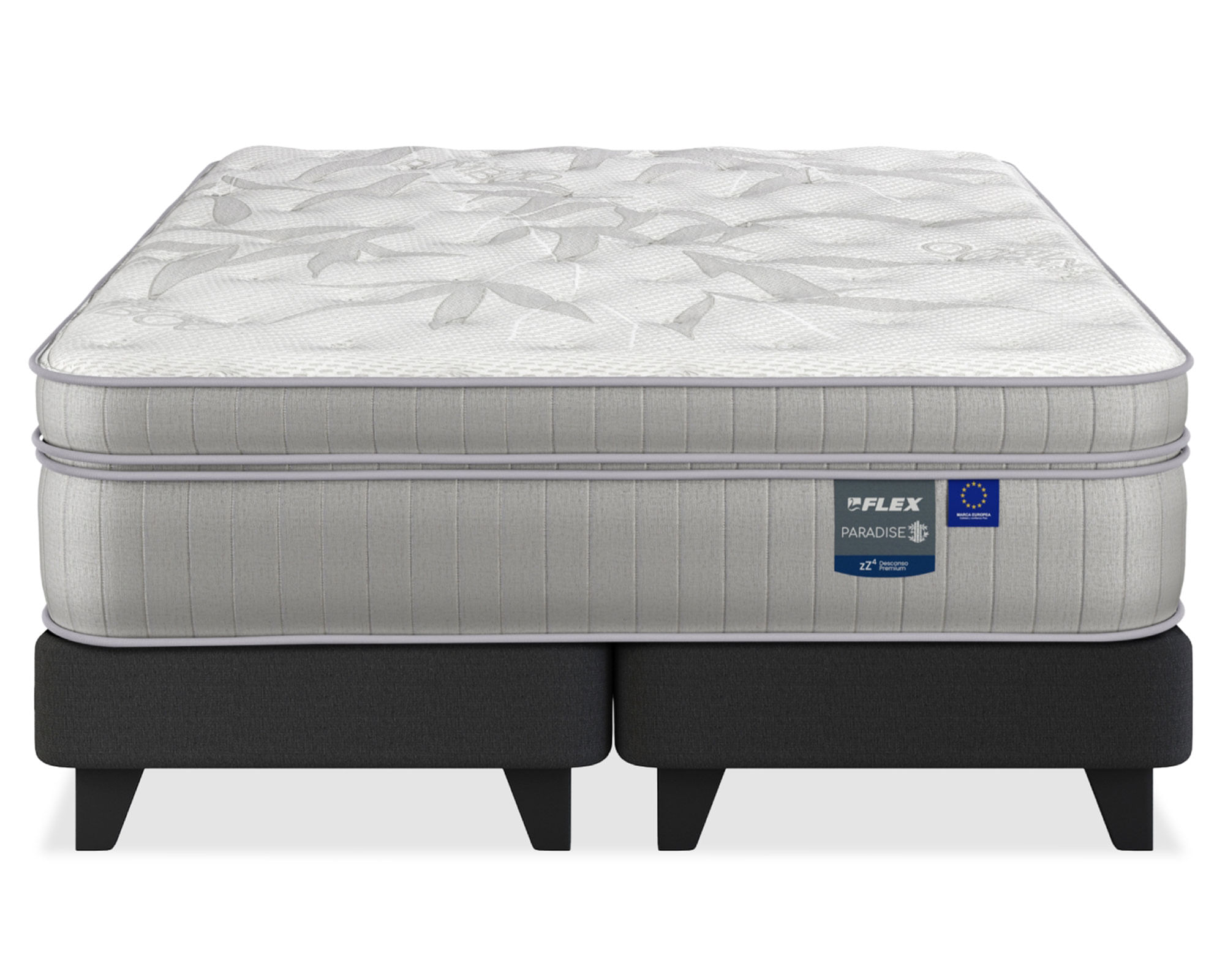 Flex Cama europea Paradise king base dividida