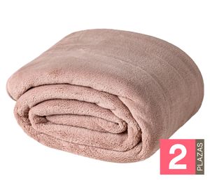 Frazada Woodrose palo rosa 2 plazas 1 un.