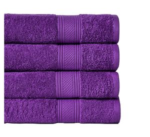 Toalla de mano morado 45x80 cm 1 un.