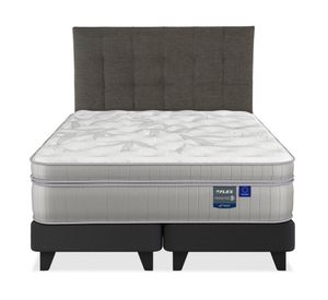 Cama europea Paradise king base dividida + respaldo Design grafito
