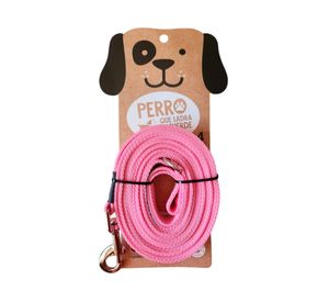 Correa Entrenamiento paseo 400 cm rosado pastel