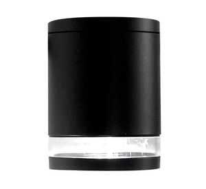 Apliqué 1 luz GU10  Mann negro