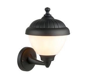 Apliqué 1 luz E27 Muschi negro