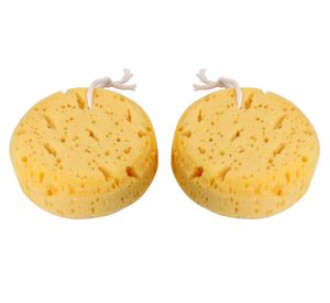 Set 2 esponjas red baño amarillo