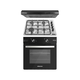 Kit empotrable 157 campana + encimera 4 quemadores + horno 59 lt
