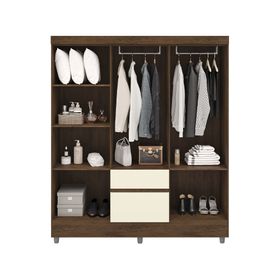 Clóset 6 puertas Ideal crema 181x40x40 cm