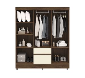 Clóset 6 puertas Ideal crema 181x40x40 cm