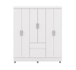 Clóset 6 puertas Ideal blanco 181x40x40 cm