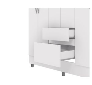 Clóset 6 puertas Ideal blanco 181x40x40 cm
