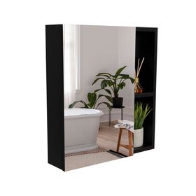 Botiquín 1 puerta Labelle wengué 49.7x45x12.5 cm