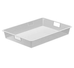 Canasto Malla blanco 8.5x59x42.7 cm