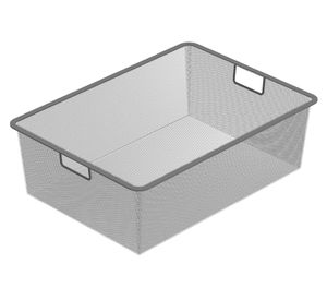 Canasto Malla grafito 18.5x59x42.7 cm