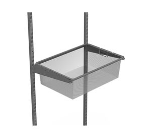 Canasto Malla grafito 18.5x59x42.7 cm