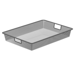 Canasto marco malla grafito 8.5x52.7x42.7 cm